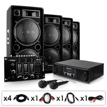 Electronic-Star Sistem PA "Bassbrigade USB" set cutii amplificator Mixer