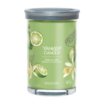 Yankee Candle Lumânare aromatică Signature tumbler mare Vanilla Lime 567 g