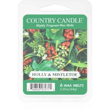 Country Candle Holly & Mistletoe ceară pentru aromatizator 64 g