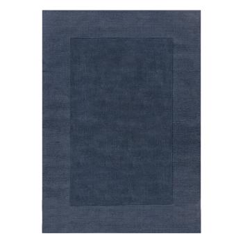 Covor din lână albastru închis Flair Rugs Siena, 160 x 230 cm