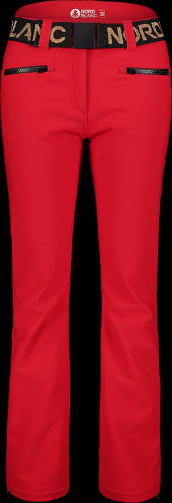Softshell pentru femei pantaloni de schi Nordblanc Apropiindu-se roșu NBFPL7561_CVA