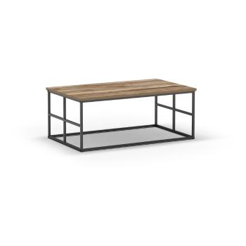 Măsuță de cafea în culoare naturală cu blat cu aspect de lemn de nuc 60x100 cm Laila – Marckeric