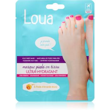 Loua Ulltra-Moisturising Feet Mask mască regeneratoare pentru picioare și unghii 14 ml
