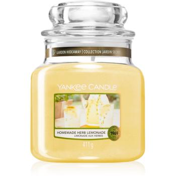 Yankee Candle Homemade Herb Lemonade lumânare parfumată  Clasic mediu 411 g