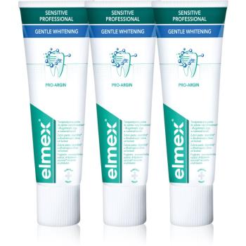 Elmex Sensitive Professional Gentle Whitening pasta de dinti cu efect innalbitor pentru dinti sensibili 3x75 ml