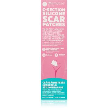 MomCare by Lina C-Section Silicone Scar Patches plasturi de silicon pentru cicatrici de cezariană mărime S-M 3x15 cm 3 buc