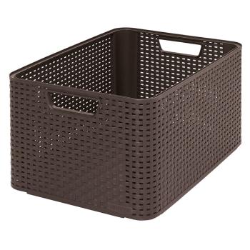 Coș de depozitare Curver Style, 30 l, maro