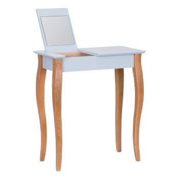 Măsuță de toaletă cu oglindă Ragaba Dressing Table, lungime 65 cm, gri deschis