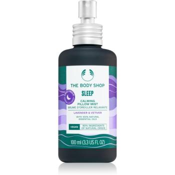 The Body Shop Sleep Calming Pillow Mist Lavender & Vetiver spray pentru perne cu esente de lavanda 100 ml