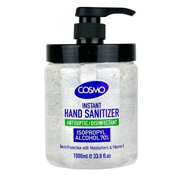Cosmo Gel de curățare pentru mâini cu efecte antibacteriene 1000 ml