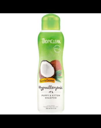 TROPICLEAN Gentle Coconut Hypoallergenic Shampoo 355ml sampon pentru catelusi si pisoi cu piele sensibila