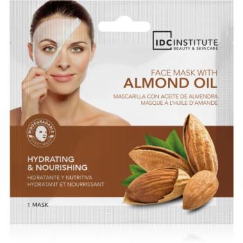 IDC Institute Almond Oil mască textilă facială de unică folosință 1 buc