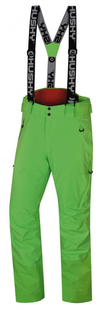 Pentru bărbaţi schi pantaloni Husky Mital M neon verde