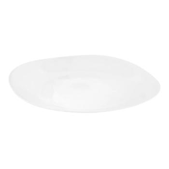 Set de farfurii întinse din sticlă opal Altom  White harmony 28 cm, 6 buc