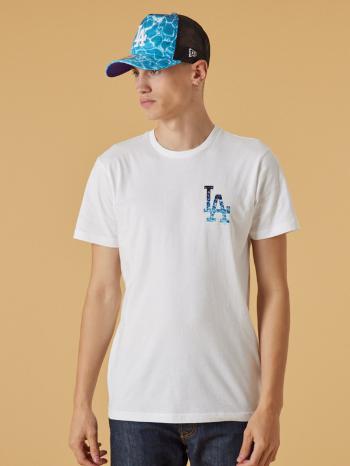 New Era LA Dodgers MLB Logo Tricou Alb