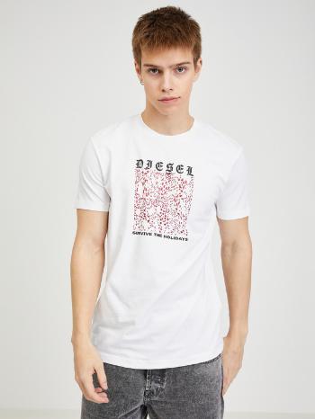 Diesel Tricou Alb