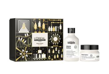 L´Oréal Professionnel Set cadou pentru păr colorat și deteriorat Metal Detox Duo