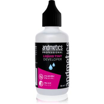 andmetics Professional Liquid Tint Developer emulsie activa pentru colorarea spencenelor si a genelor 50 ml