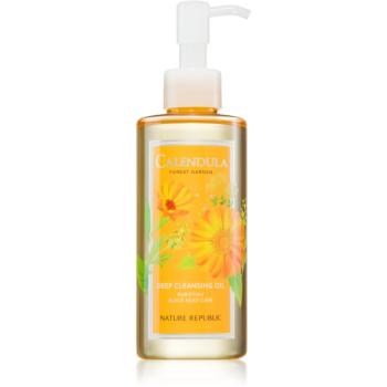 NATURE REPUBLIC Forest Garden Calendula Cleansing Oil ulei de curățare blând pentru ten gras și mixt 200 ml