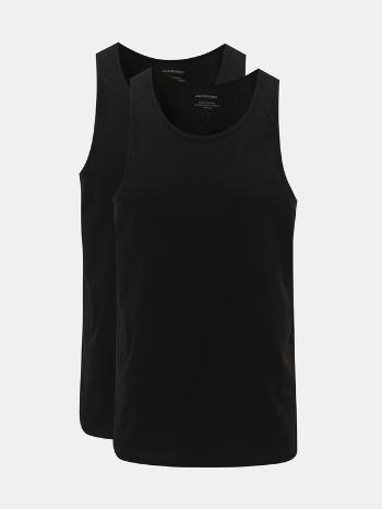 Jack & Jones Tank top 2 buc Negru