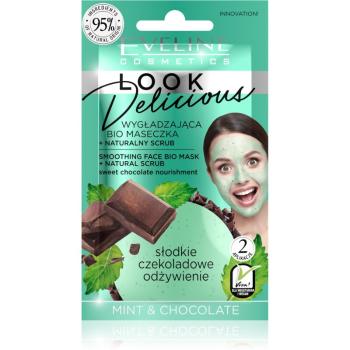 Eveline Cosmetics Look Delicious Mint & Chocolate masca hidratanta pentru netezire cu ciocolata 10 ml