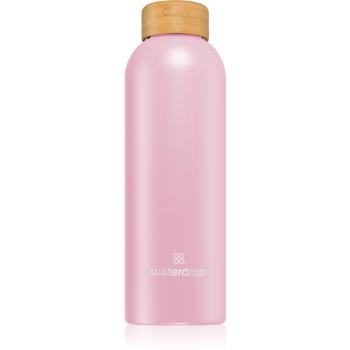 Waterdrop Thermo Steel sticlă inoxidabilă pentru apă culoare Pastel Pink Matt 600 ml