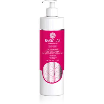 BasicLab Dermocosmetics Micellis gel calmant de curatare pentru piele sensibila si inrosita 300 ml