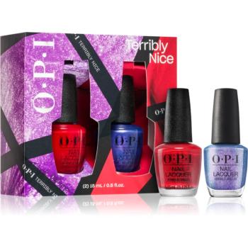 OPI Nail Lacquer Terribly Nice set cadou Rebel With A Clause(pentru unghii)