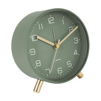 Ceas cu alarmă Karlsson Lofty, ø 11 cm, verde