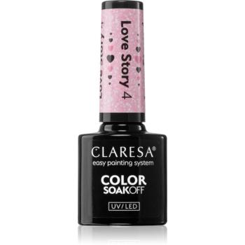 Claresa SoakOff UV/LED Color Love Story lac de unghii sub forma de gel culoare 4 5 g