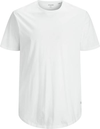 Jack&Jones PLUS Tricou pentru bărbați JJENOA 12184933 Alb-3 7XL