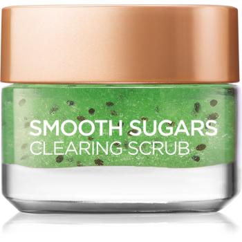 L’Oréal Paris Smooth Sugars Scrub exfoliant de curățare impotriva punctelor negre 50 ml