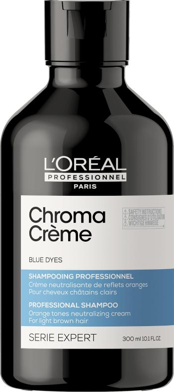 L´Oréal Professionnel Șampon profesional albastru, care neutralizează tonurile portocalii Serie Expert Chroma Crème (Blue Dyes Shampoo) 500 ml