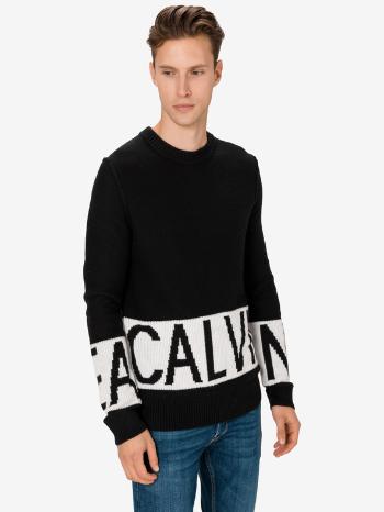 Calvin Klein Jeans Pulover Negru