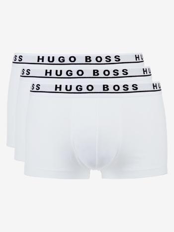 Hugo Boss Boxeri, 3 bucăți Alb