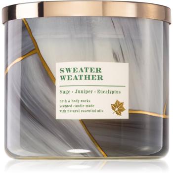 Bath & Body Works Sweater Weather lumânare parfumată 411 g