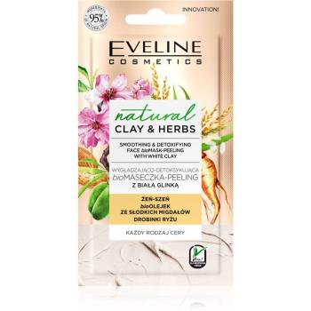 Eveline Cosmetics Natural Clay & Herbs masca faciala detoxifianta cu argila 8 ml