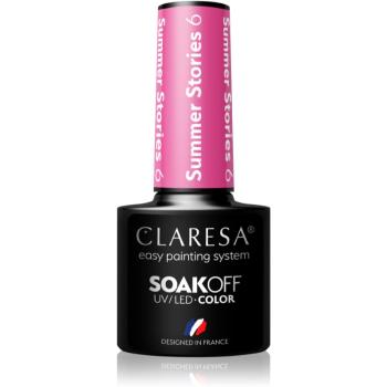 Claresa SoakOff UV/LED Color Summer Stories lac de unghii sub forma de gel culoare 6 5 g