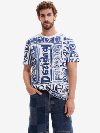 Desigual Fresia Tricou Alb