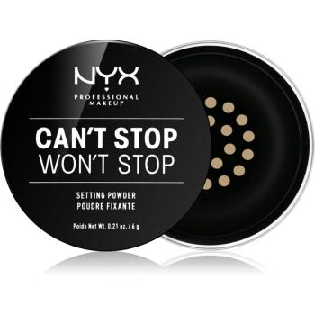 NYX Professional Makeup Can't Stop Won't Stop pudra culoare 02 Light-medium 6 g
