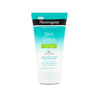 Neutrogena Emulsie și mască de curățare 2in1 (Skin Detox Clarifying Clay Wash Mask) 150 ml