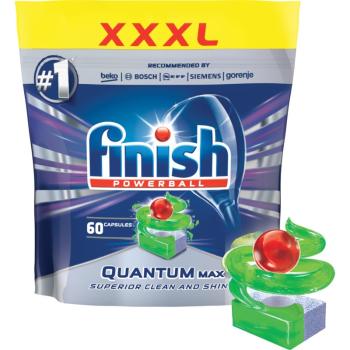 Finish Quantum Max Apple & Lime tablete pentru mașina de spălat vase 60 buc