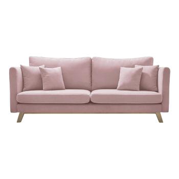 Canapea extensibilă Bobochic Paris Triplo, roz