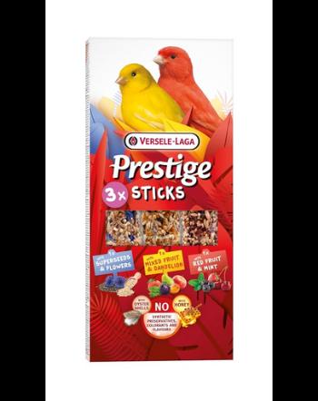 VERSELE-LAGA Prestige Sticks 3 sticksuri pentru canari, mix arome 90g