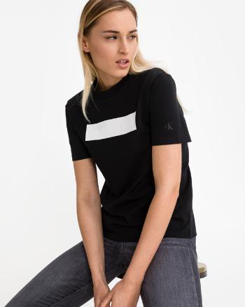 Calvin Klein Embossed Tricou Negru
