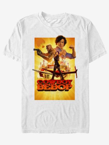 ZOOT.Fan Netflix Postavy Kovboj Bebop Tricou Alb