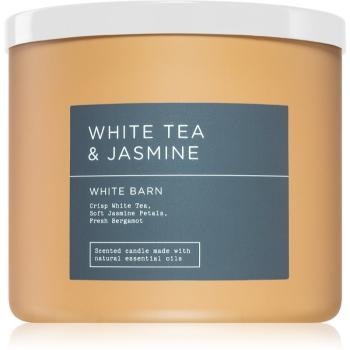 Bath & Body Works White Tea & Jasmine lumânare parfumată 411 g