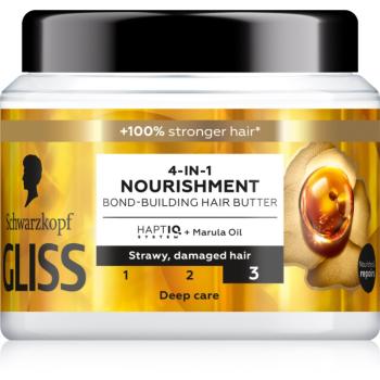 Schwarzkopf Gliss Oil Nutritive Masca intens hrănitoare pentru par deteriorat 400 ml