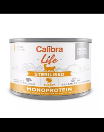 CALIBRA Cat Life Sterilised Turkey 200 g hrana pentru pisici sterilizate, din curcan