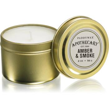 Paddywax Apothecary Amber & Smoke lumânare parfumată  în placă 56 g